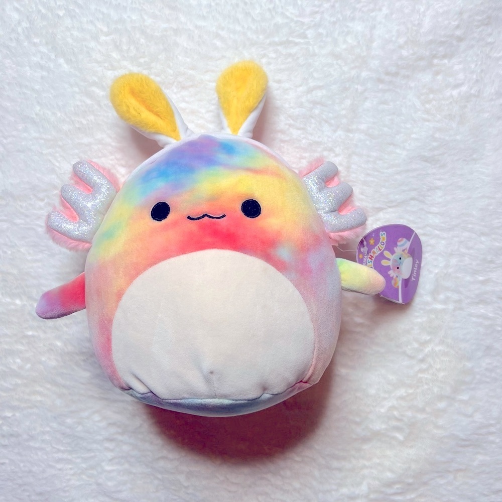 Squishmallows Yellow and Pink Stuffed Animal Plush tinley - Picture 10 of 12